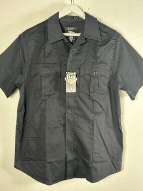 5.11 Tactical Stryke PDU Twill Short-Sleeve Shirt Navy Mens Large Regular New